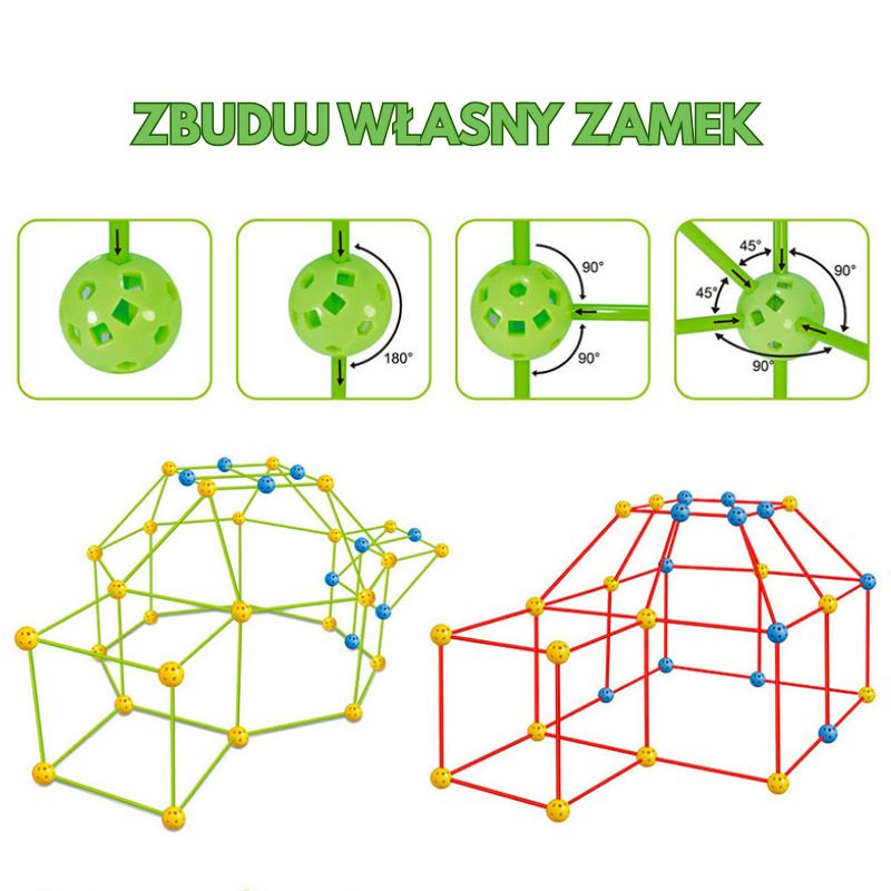 Zestaw do budowania Fortecy Bystrezabawki®