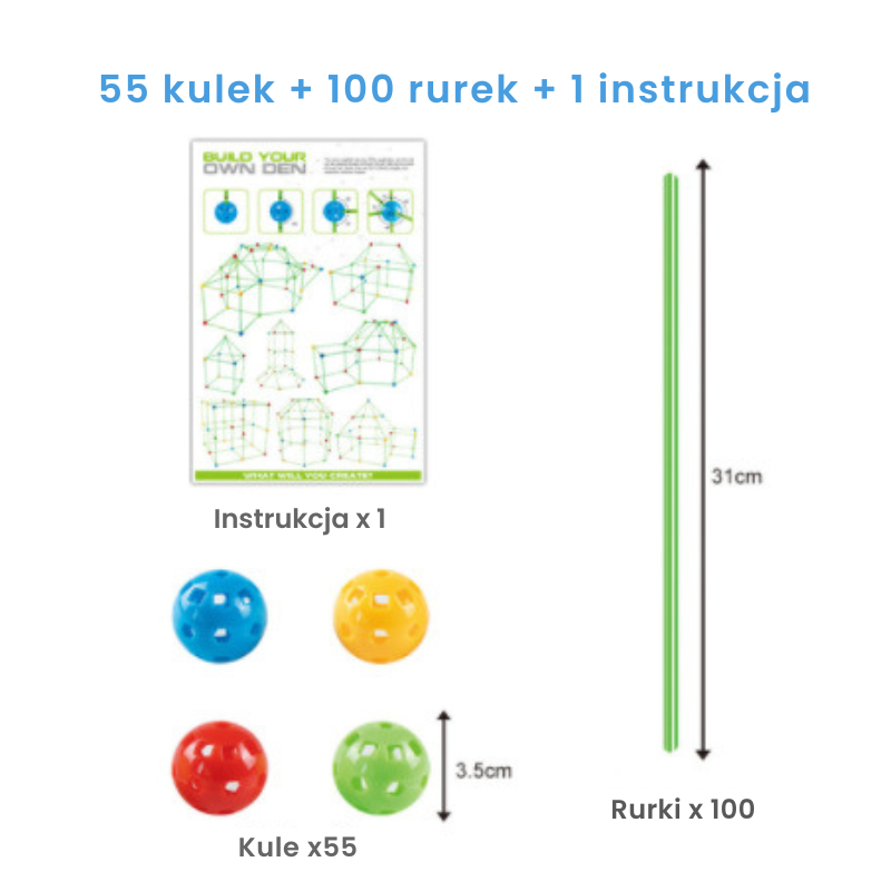 Zestaw do budowania Fortecy Bystrezabawki®