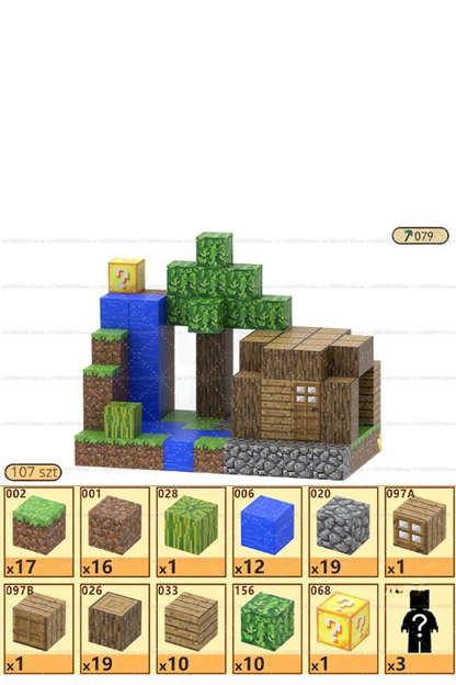 Magnetyczne klocki Minecraft