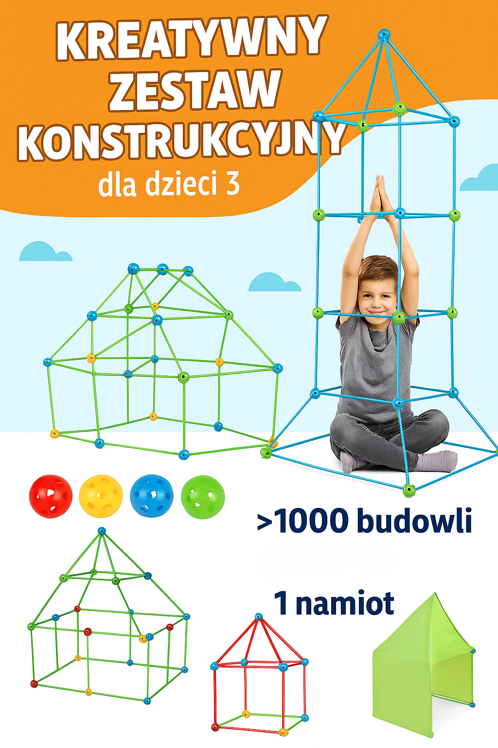 Zestaw do budowania Fortecy Bystrezabawki®