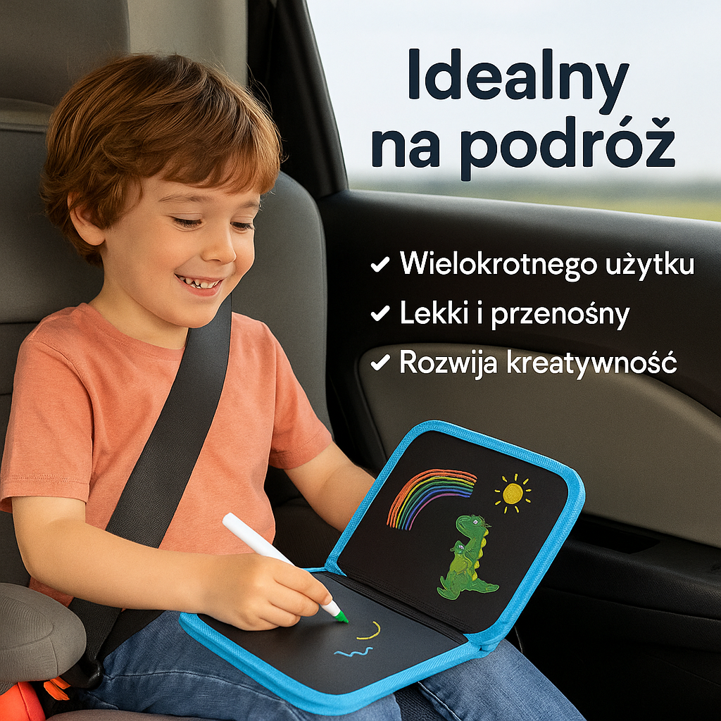 Magiczna Książka do Rysowania – Znikopis z Mazakami dla Dzieci