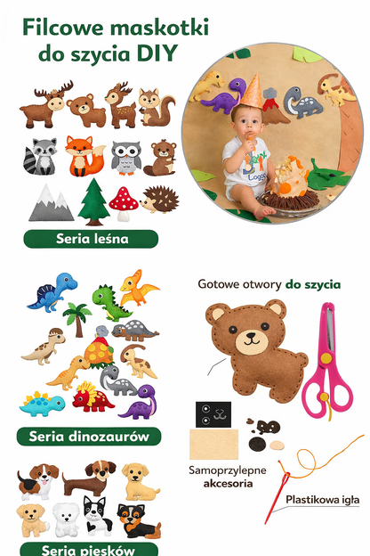 Zestaw Do Maskotek DIY Bystrezabawki®