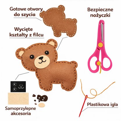 Zestaw Do Maskotek DIY Bystrezabawki®