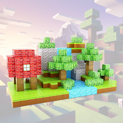 Magnetyczne klocki Minecraft