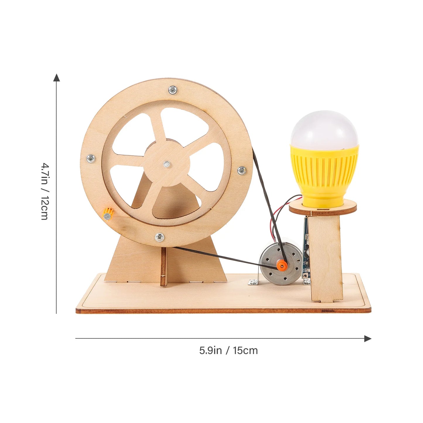 Generator prądu - Model edukacyjny dla dzieci - do samodzielnego złożenia