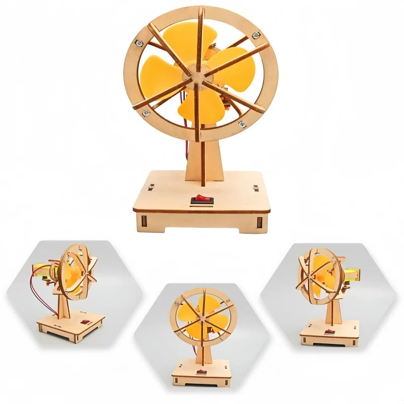 Wiatrak - Model edukacyjny dla dzieci - do samodzielnego złożenia