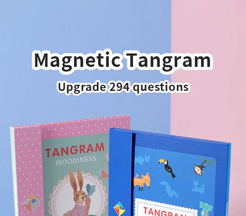 Magnetyczny Tangram - układanka dla dzieci