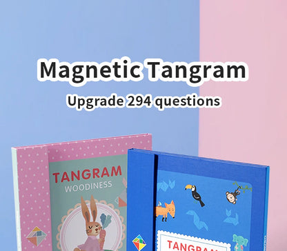 Magnetyczny Tangram - układanka dla dzieci