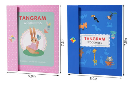 Magnetyczny Tangram - układanka dla dzieci