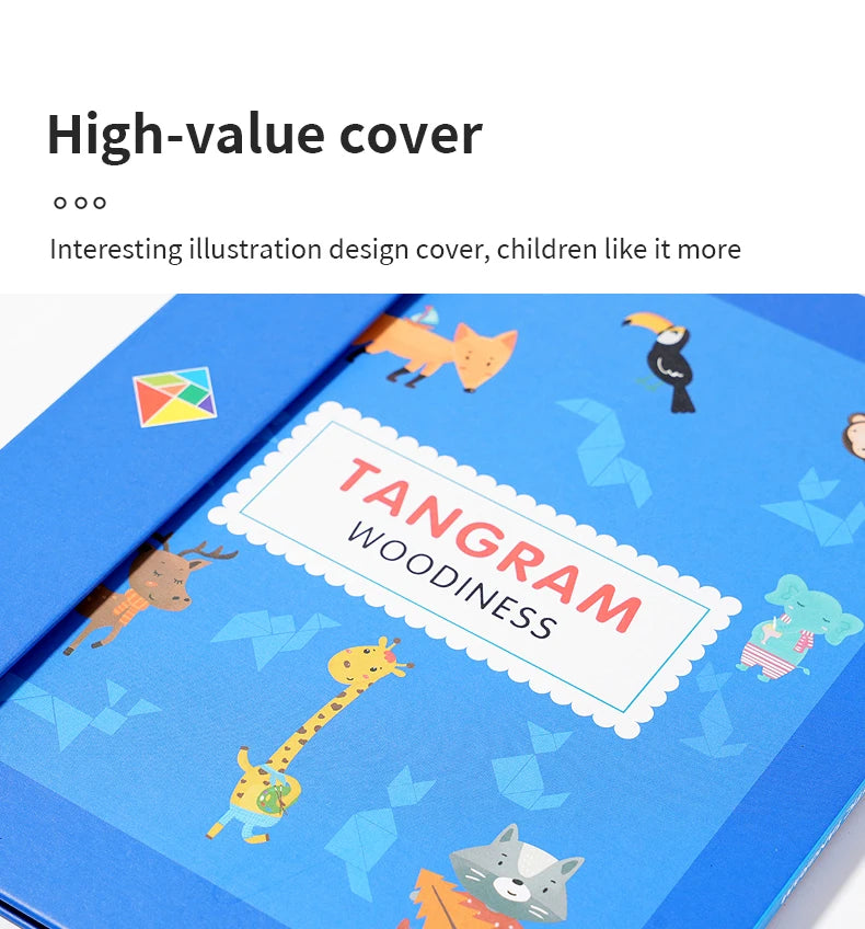 Magnetyczny Tangram - układanka dla dzieci