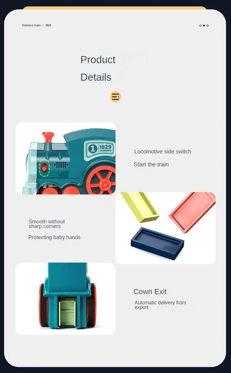 Elektryczny pociąg domino