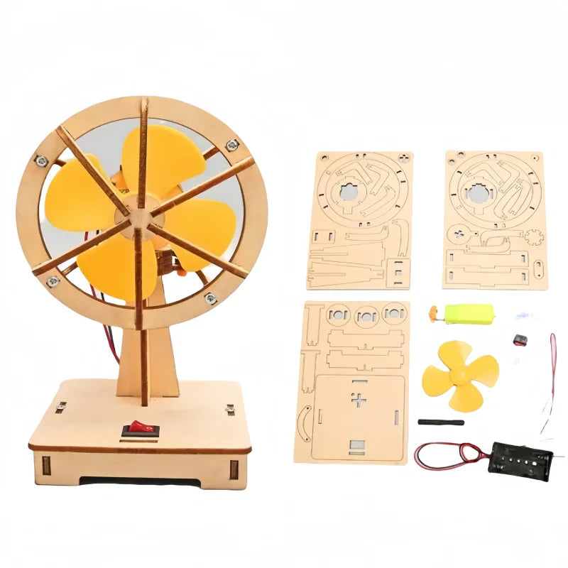 Wiatrak - Model edukacyjny dla dzieci - do samodzielnego złożenia