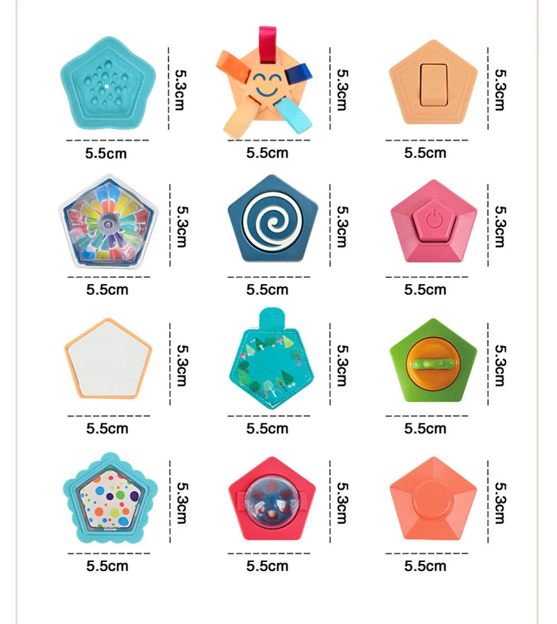Edukacyjna Kostka Montessori 6w1