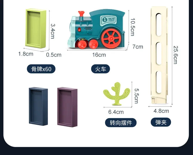 Elektryczny pociąg domino