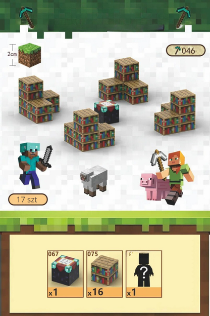 Magnetyczne klocki Minecraft