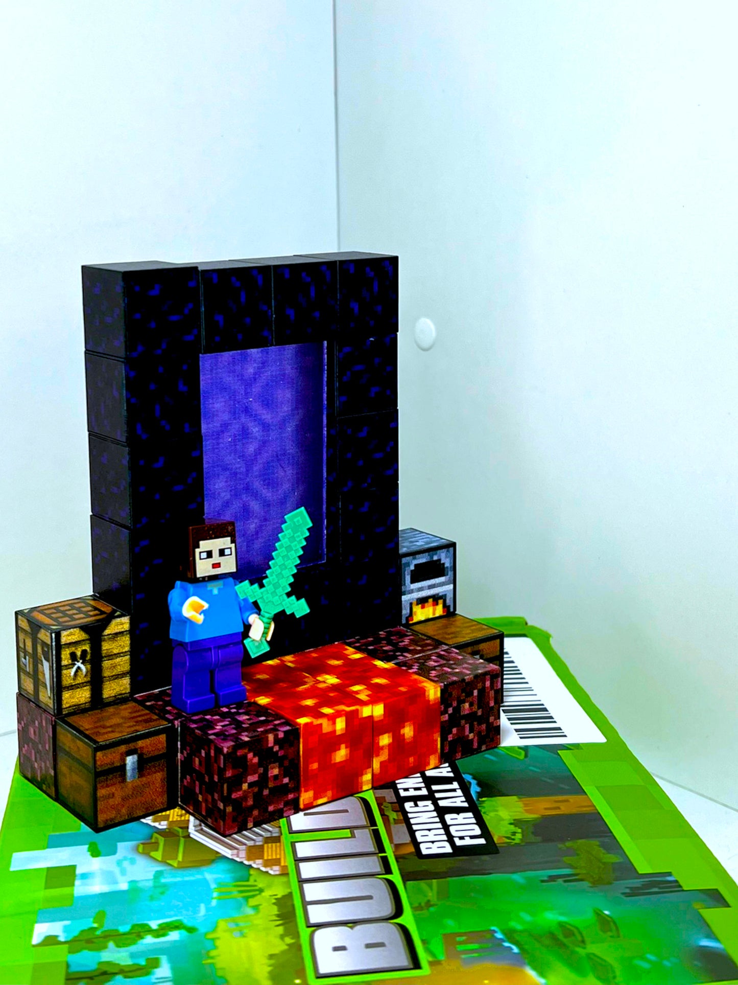 Magnetyczne klocki Minecraft