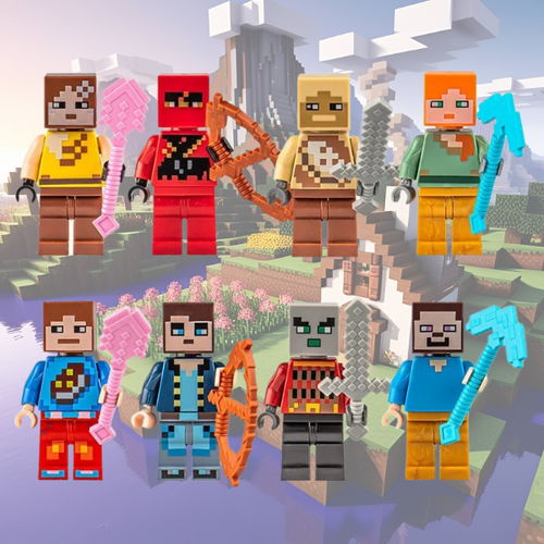 Zestaw Figurek Minecraft 10 sztuk