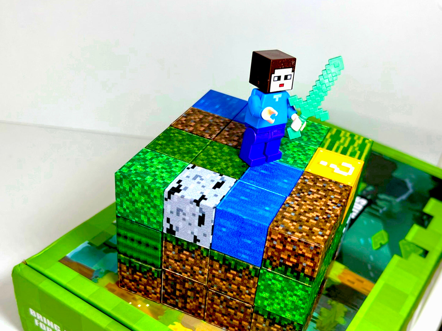 Magnetyczne klocki Minecraft