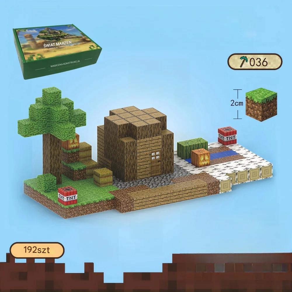 Magnetyczne klocki Minecraft